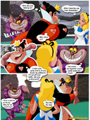 Alice_Liddell Alice_in_Wonderland CartoonValley Cheshire_Cat Comic Disney_(series) Helg The_Queen_of_Hearts // 768x1024 // 326.0KB // jpg