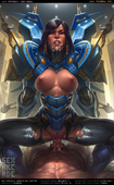 Overwatch Pharah sabudenego // 736x1189 // 845.8KB // jpg