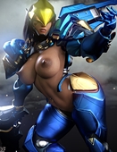 3D Overwatch Pharah Rude_Frog // 1855x2400 // 467.8KB // jpg