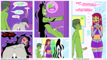 Beast_Boy Incognitymous Raven Starfire Teen_Titans // 3840x2160 // 2.6MB // png