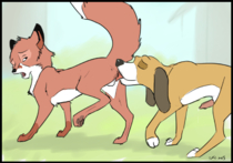 Copper Disney_(series) The_Fox_And_The_Hound Todd Tuke_(artist) // 1354x946 // 522.7KB // png