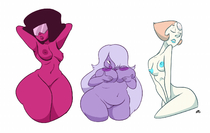 Amethyst Garnet Pearl_(Steven_Universe) Steven_Universe Zariguim // 1500x953 // 281.2KB // png