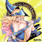 Dark_Magician_Girl Phrysm Yu-Gi-Oh!_(series) // 1000x1000 // 219.8KB // jpg