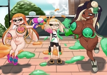 Greyimpaction Octoling Pearl_(Splatoon) Splatoon marina_ida // 1200x849 // 180.2KB // jpg