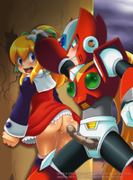 Megaman_(Series) Queen-Zelda Roll Zero // 726x981 // 769.5KB // png